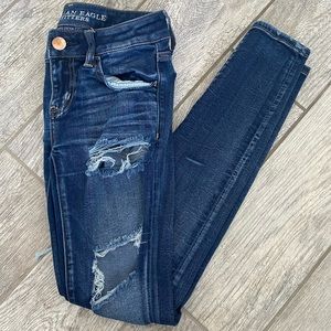 American eagle ripped jeans